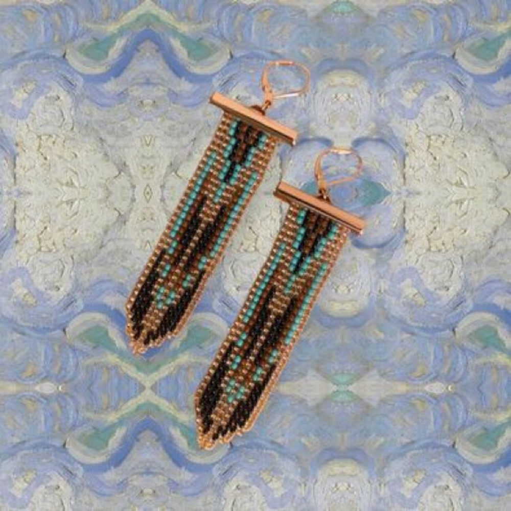 Feather Banner Earrings